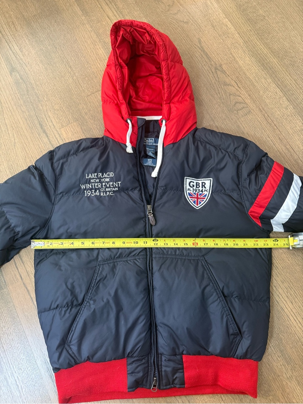 Polo Ralph Lauren Lake Placid Britain Team USA Vancouver 2010 Jacket-Size Large - Picture 9 of 9